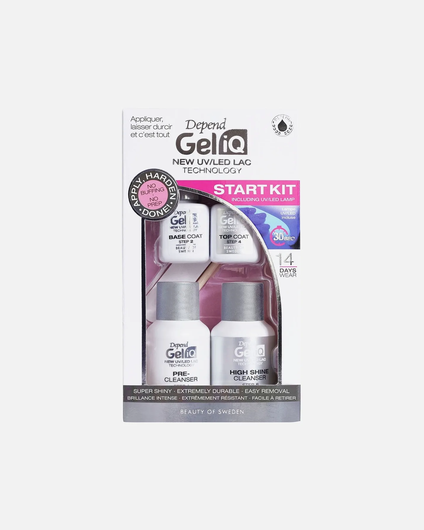 Стартовый набор Nagellack Gel IQ Depend, 1 шт