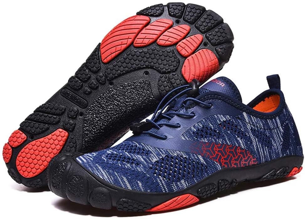 

Кроссовки Asifn Mens Water с быстрой сушкой для пляжа, плавания, йоги и ходьбы, легкие, синий