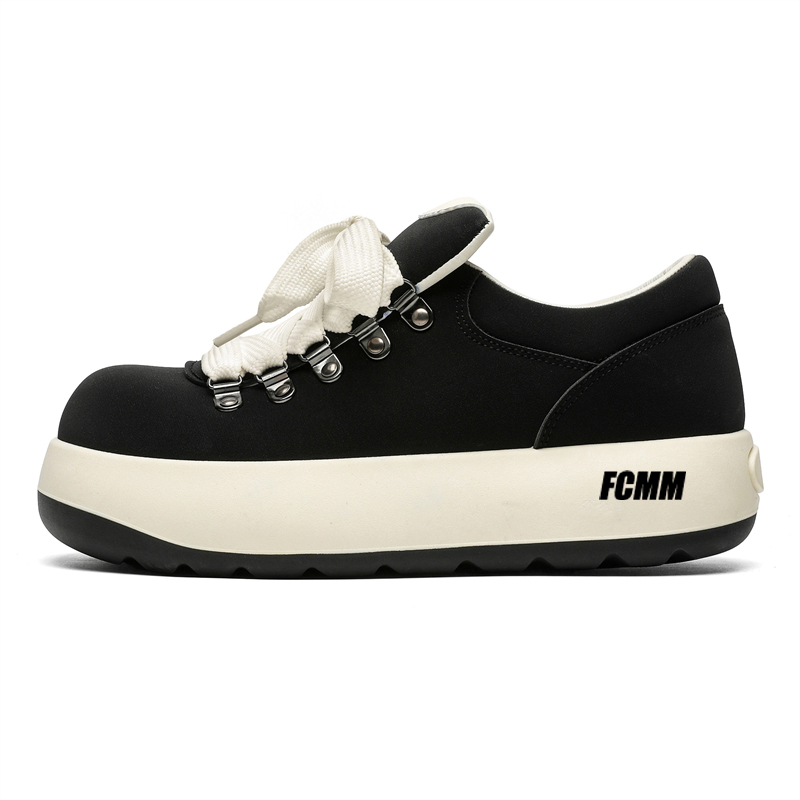 

FCMM Мужские низкие кэжуал кеды черные, цвет Black