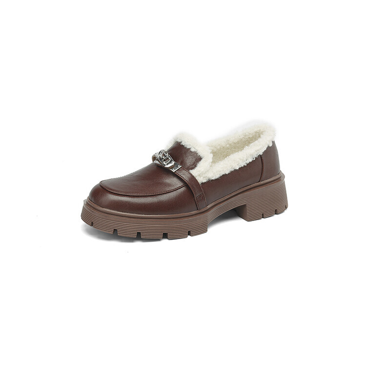

Лоферы женские Quicheshoes, темно-коричневый