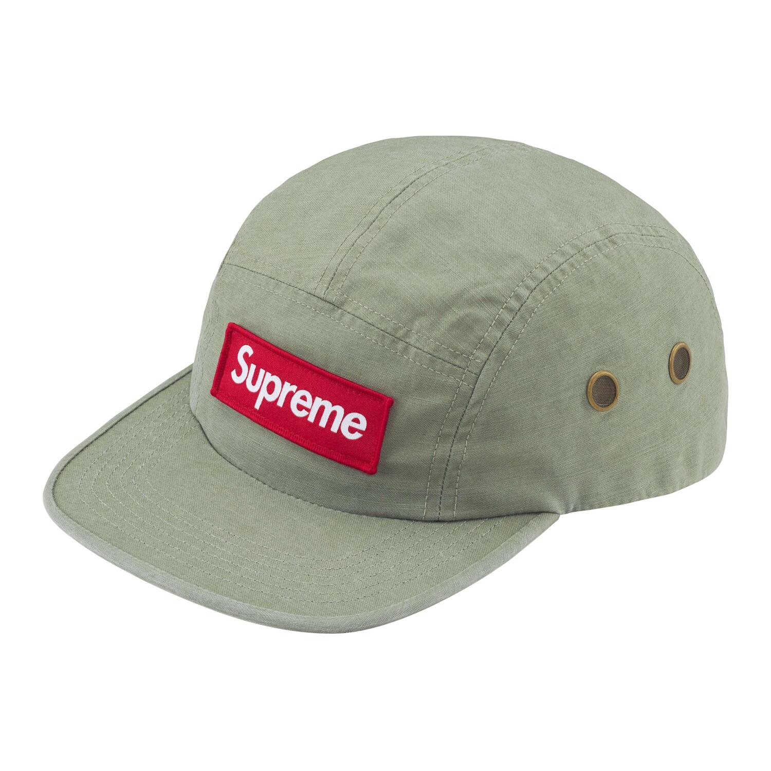 

Хлопковая бейсболка унисекс зеленая Supreme