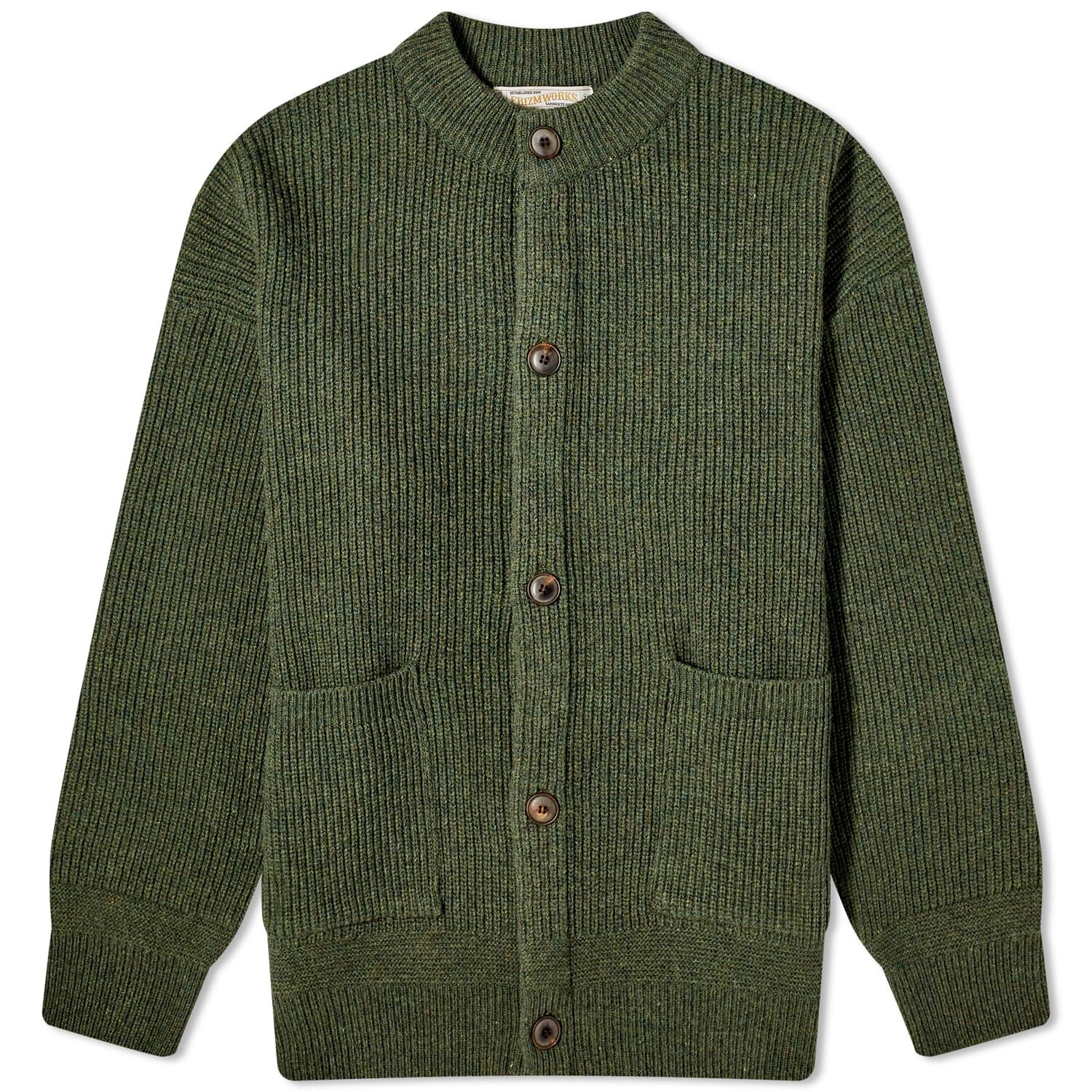 

Кардиган Frizmworks Heavy Wool Round, цвет Forest Green