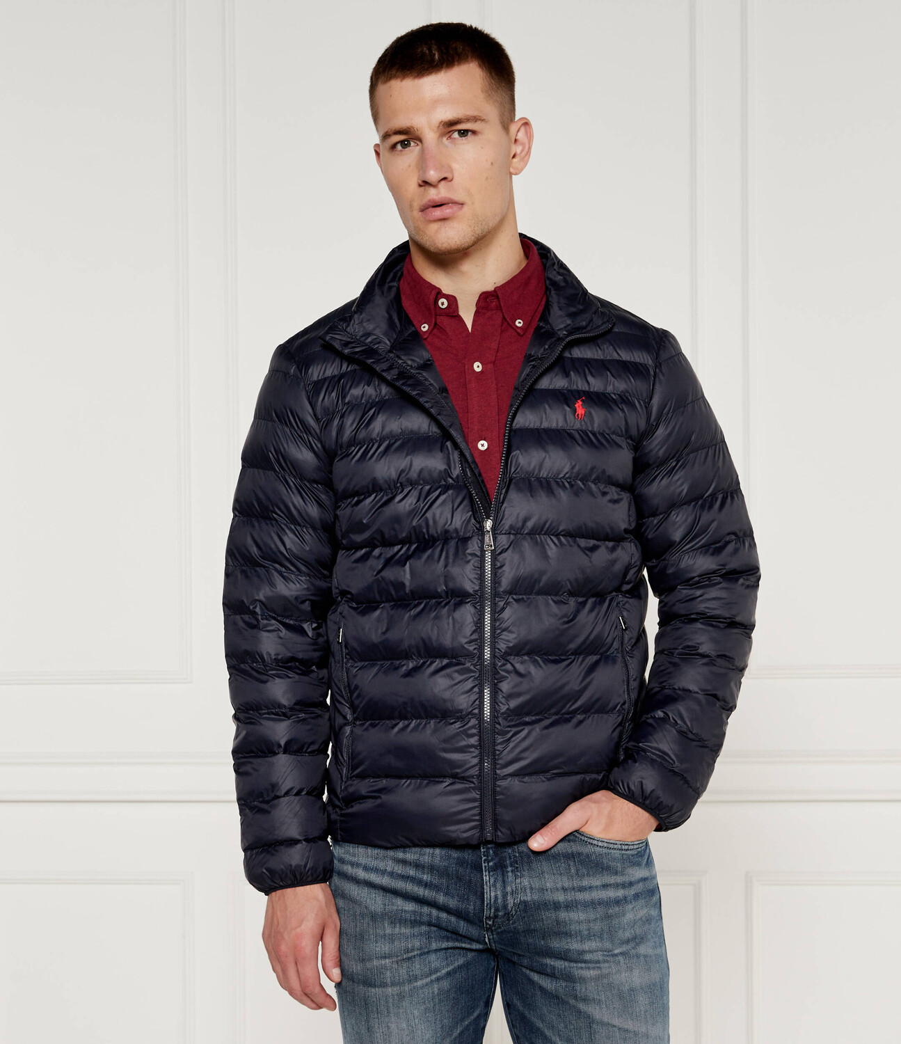 Куртка POLO RALPH LAUREN TERRA JKT Straight fit, темно-синий — фото 3