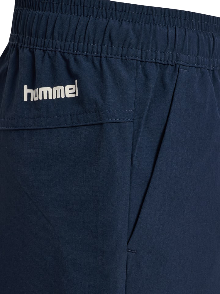 Hummel Детские брюки Hmljr Stretch на липучках, цвет синий — фото 3