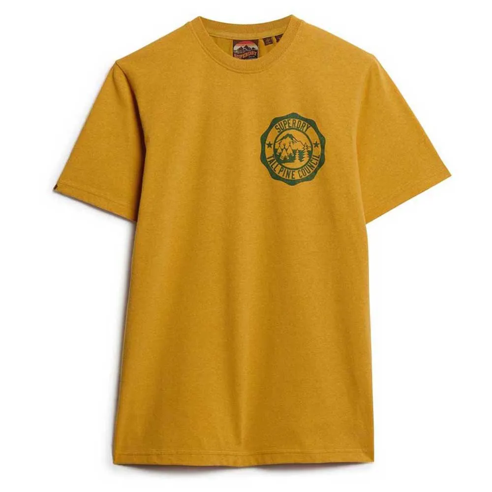 

Футболка Superdry Lo-Fi Outdoor Graphic, желтый