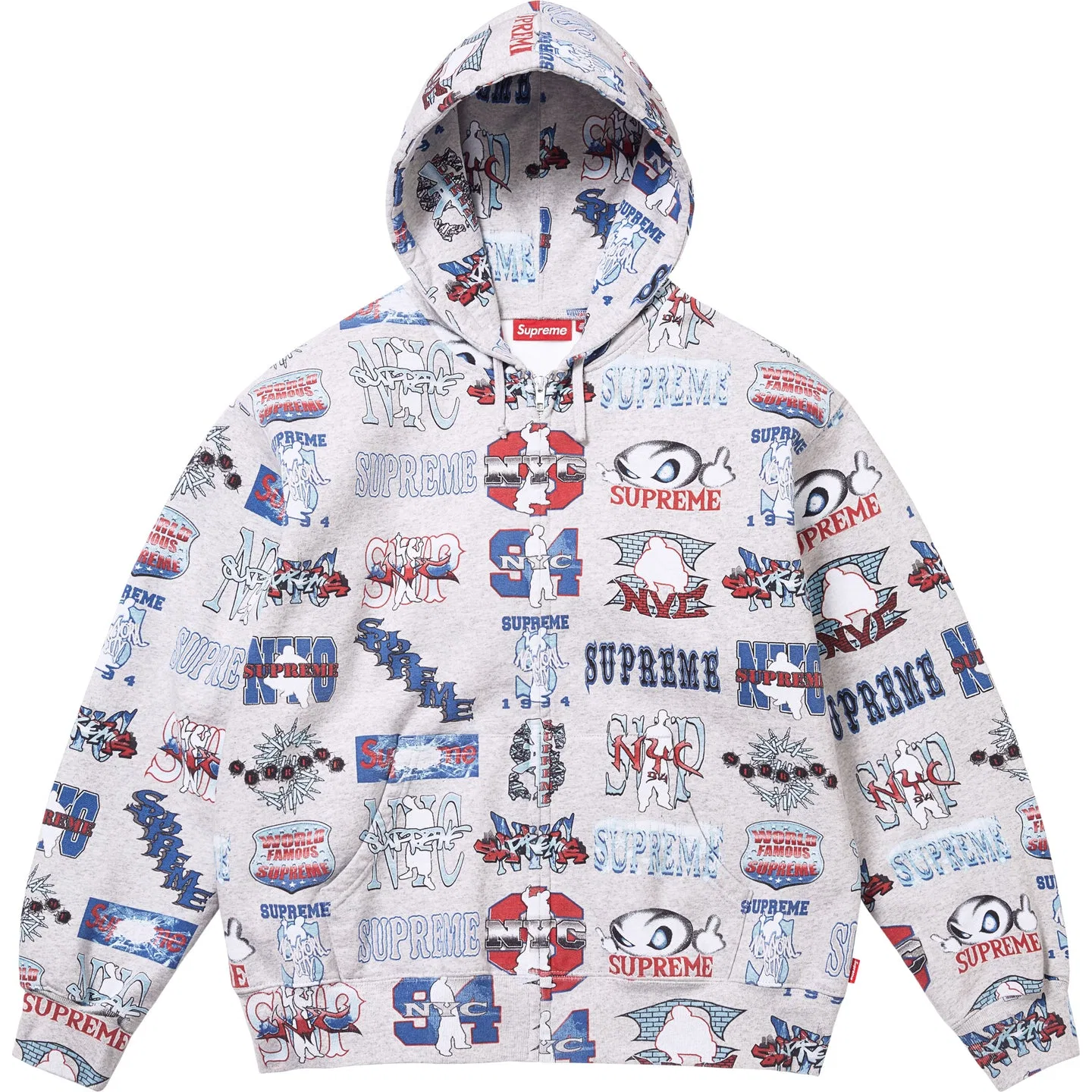 Худи Supreme SS26 белое