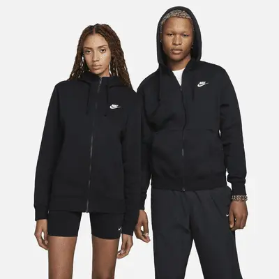 

Худи Nike Sportswear Club Fleece, черный/белый