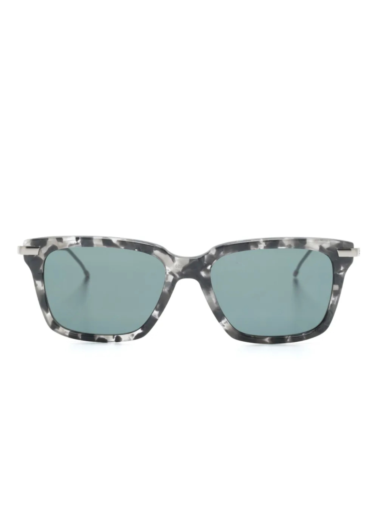 

Thom Browne Eyewear солнцезащитные очки в квадратной оправе, серый