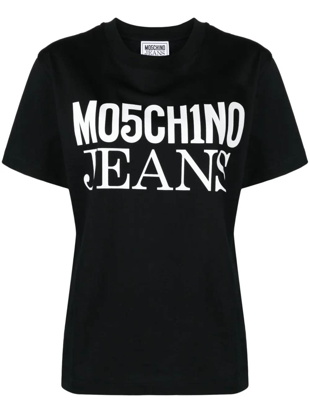 

Футболка с логотипом Moschino, черный