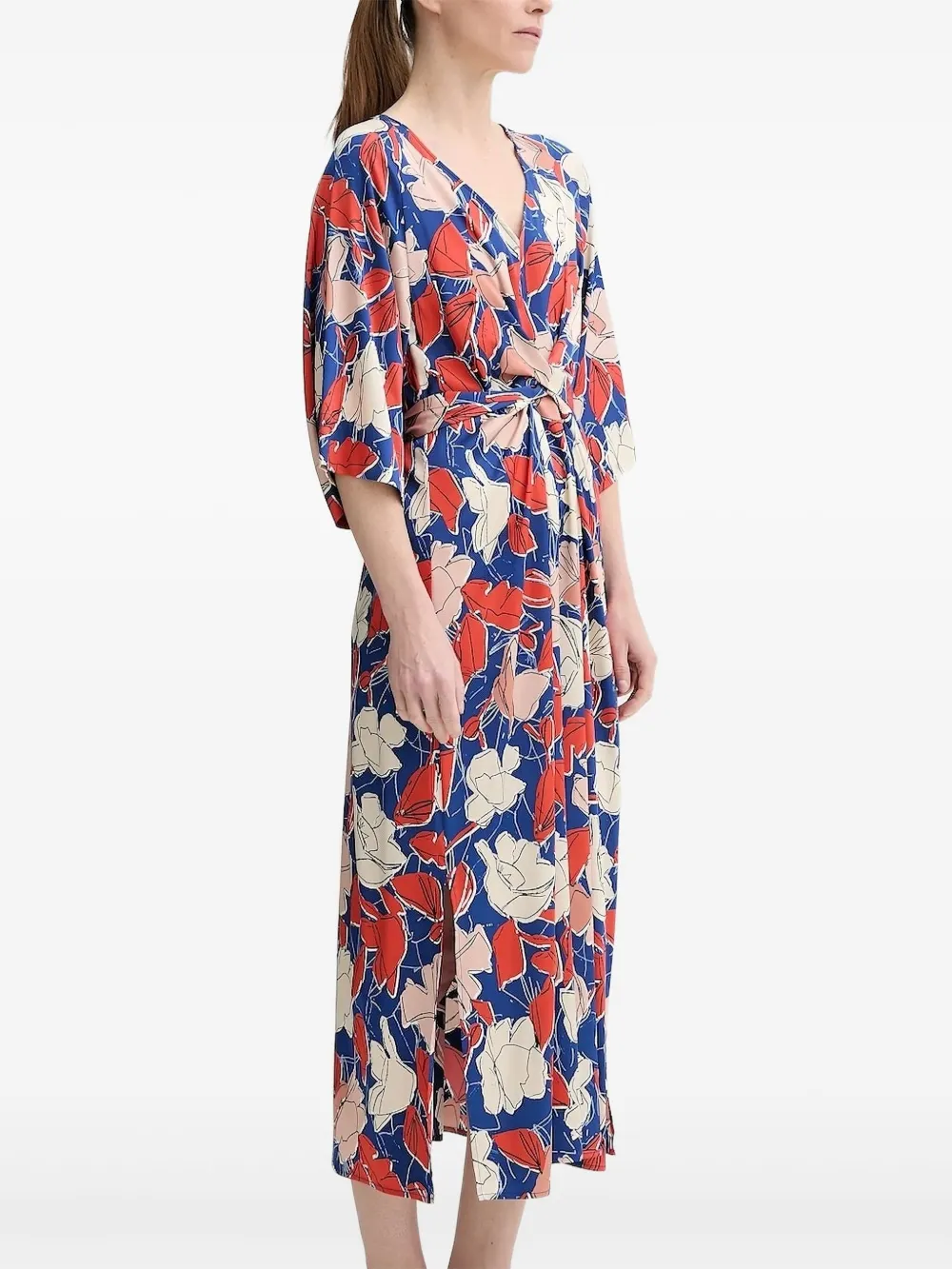 

Платье с поясом и цветочным принтом Marc O'Polo, нейтральный