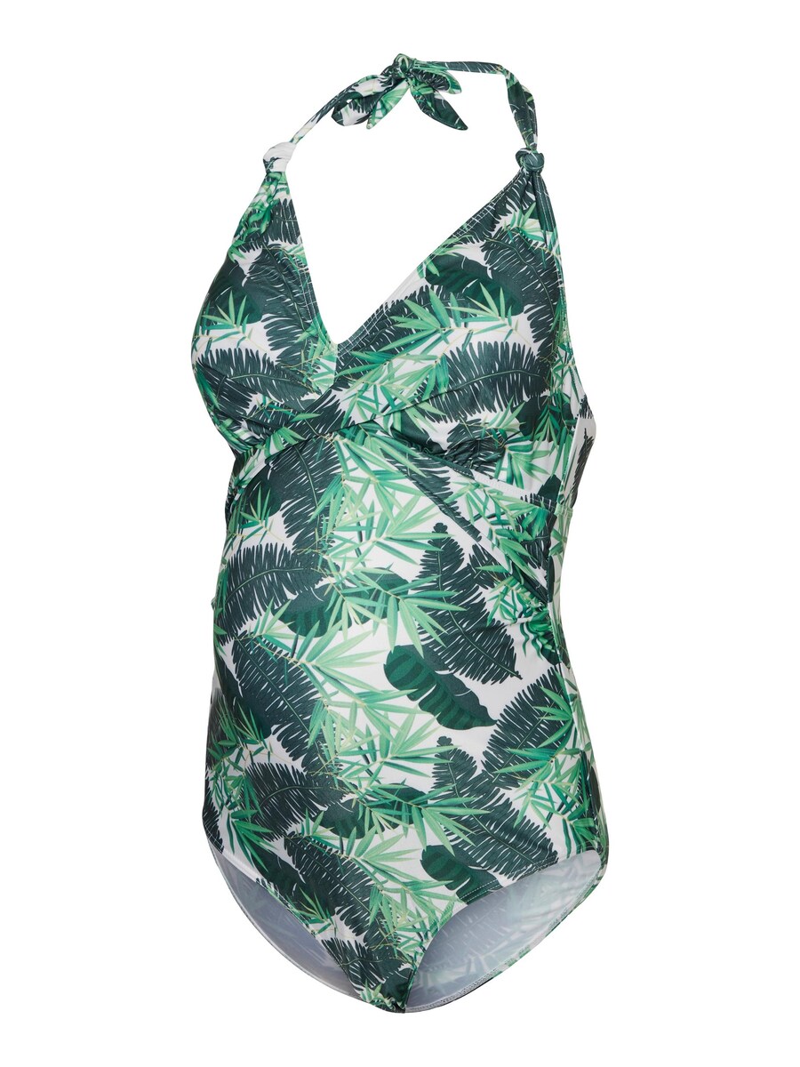 

Купальник с халтернеем MAMALICIOUS Swimsuit, цвет emerald/jade