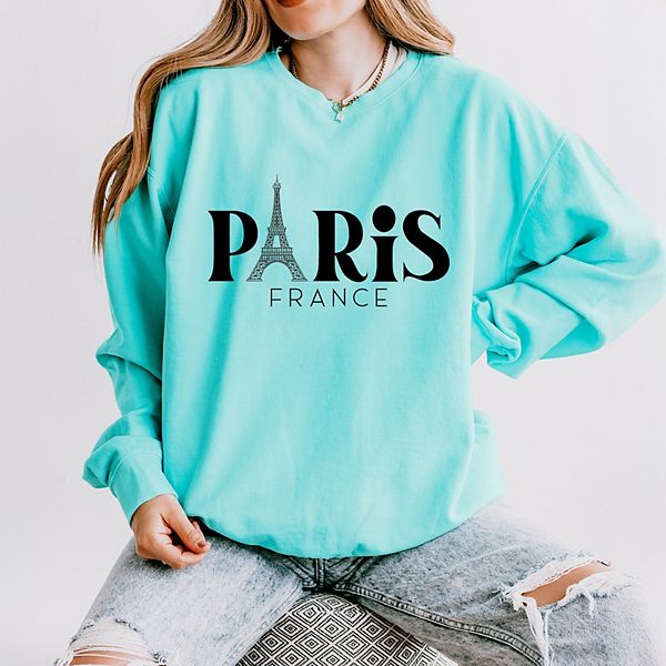

Свитшот Paris France Eiffel Tower lightweight garment dyed Simply Sage Market, Chalky Mint, Зеленый, Свитшот Paris France Eiffel Tower lightweight garment dyed Simply Sage Market, Chalky Mint