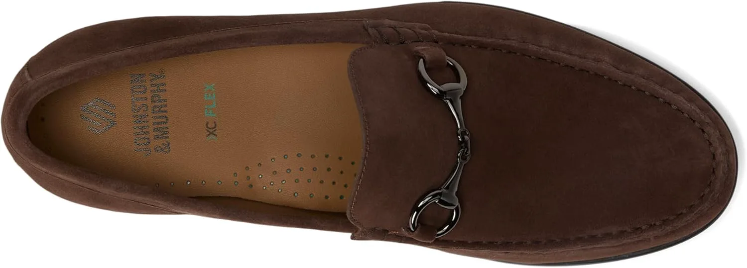 Мужские туфли Johnston & Murphy Harrison Bit Slip On, темно-коричневый — фото 3