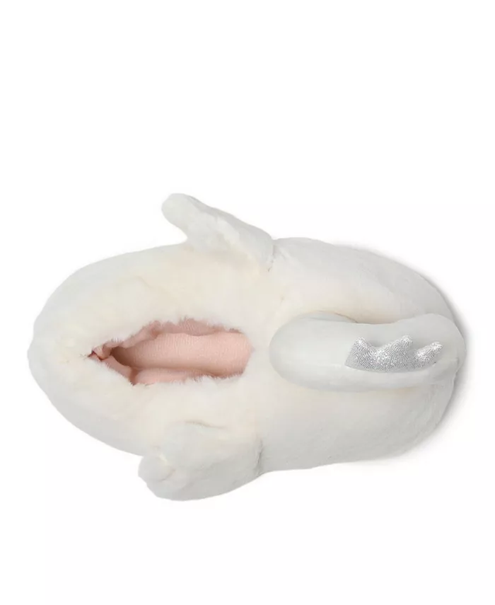Уютные тапочки Cozyfoams для женщин с закрытой пяткой и мягкими зверушками Dearfoams, белый — фото 4