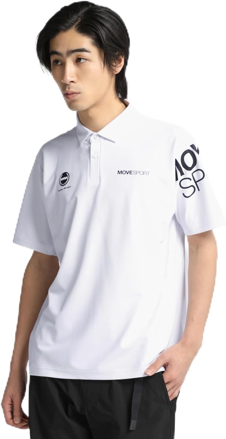 

Мужская рубашка-поло Move Sports DX-C2853AZ, модель Descente, короткий рукав, защита от УФ-излучения, влагоотводящая, быстросохнущая, эластичная, солнцезащитная, для тренировок, мужская Movesport, белый