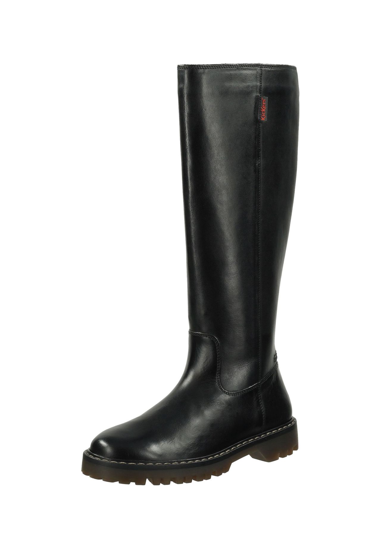 Кожаные сапоги KicKers, черный