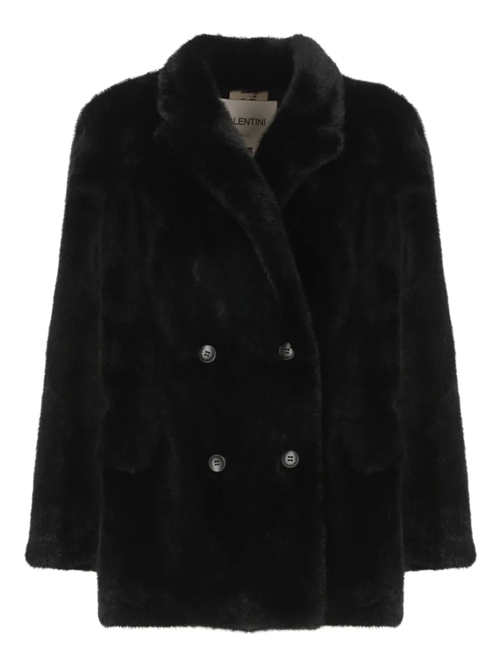

Двубортное пальто Valentini 1972, черный