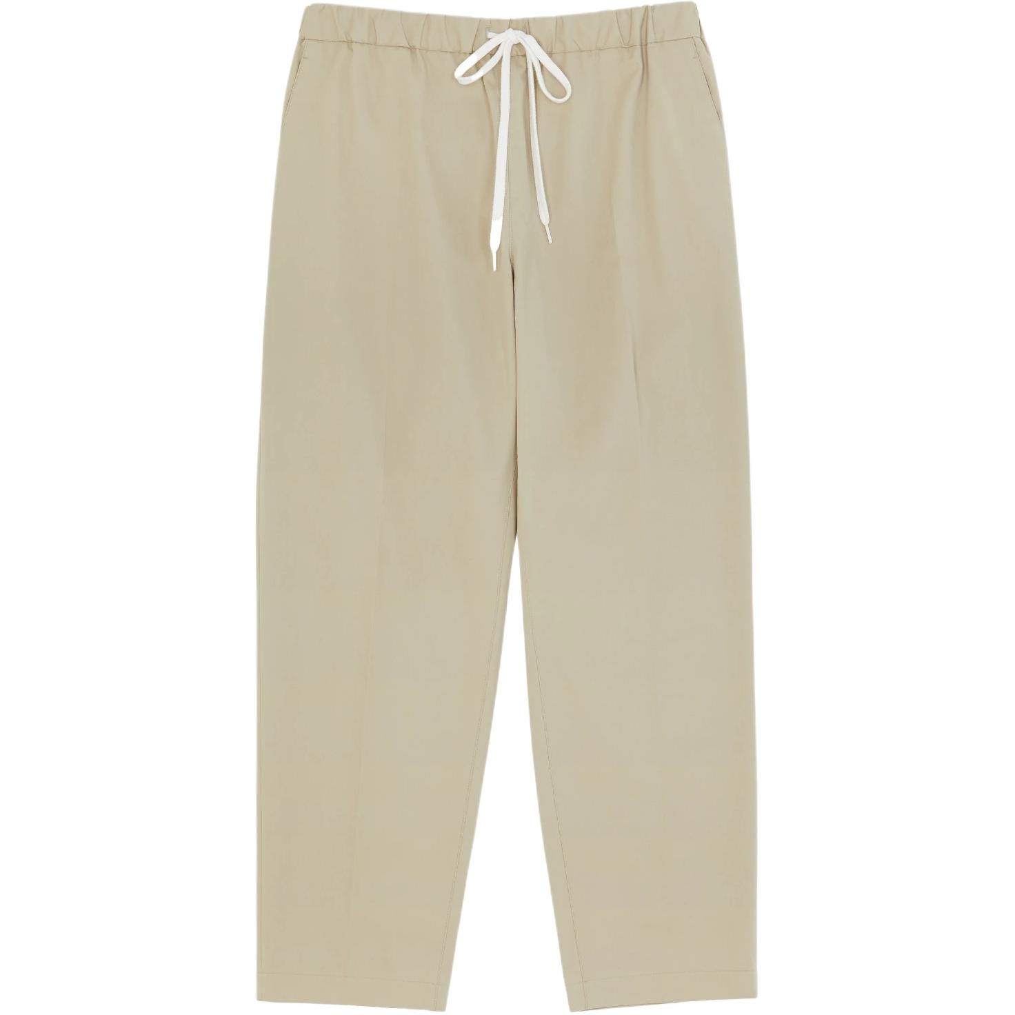 

Брюки-багги на шнурке MM6 Maison Margiela, бежевый