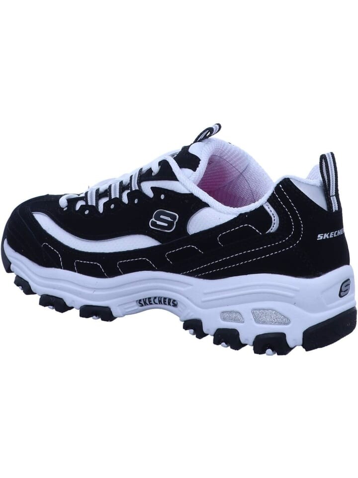 Кроссовки на шнуровке Skechers, черный/белый — фото 3