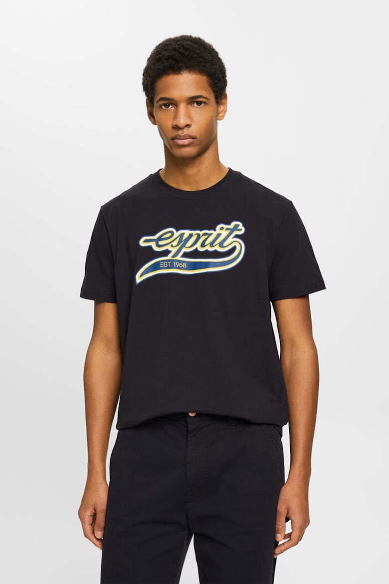 

Футболка с логотипом Esprit, черный