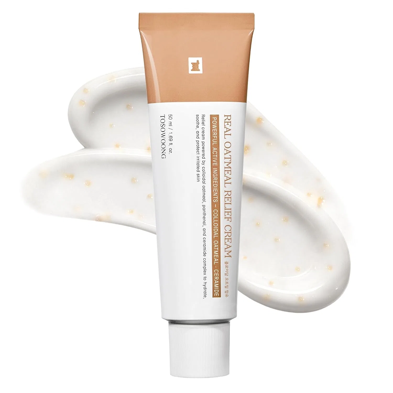 Крем для лица Tosowoong — Успокаивающий «Real Oatmeal Relief Cream» от