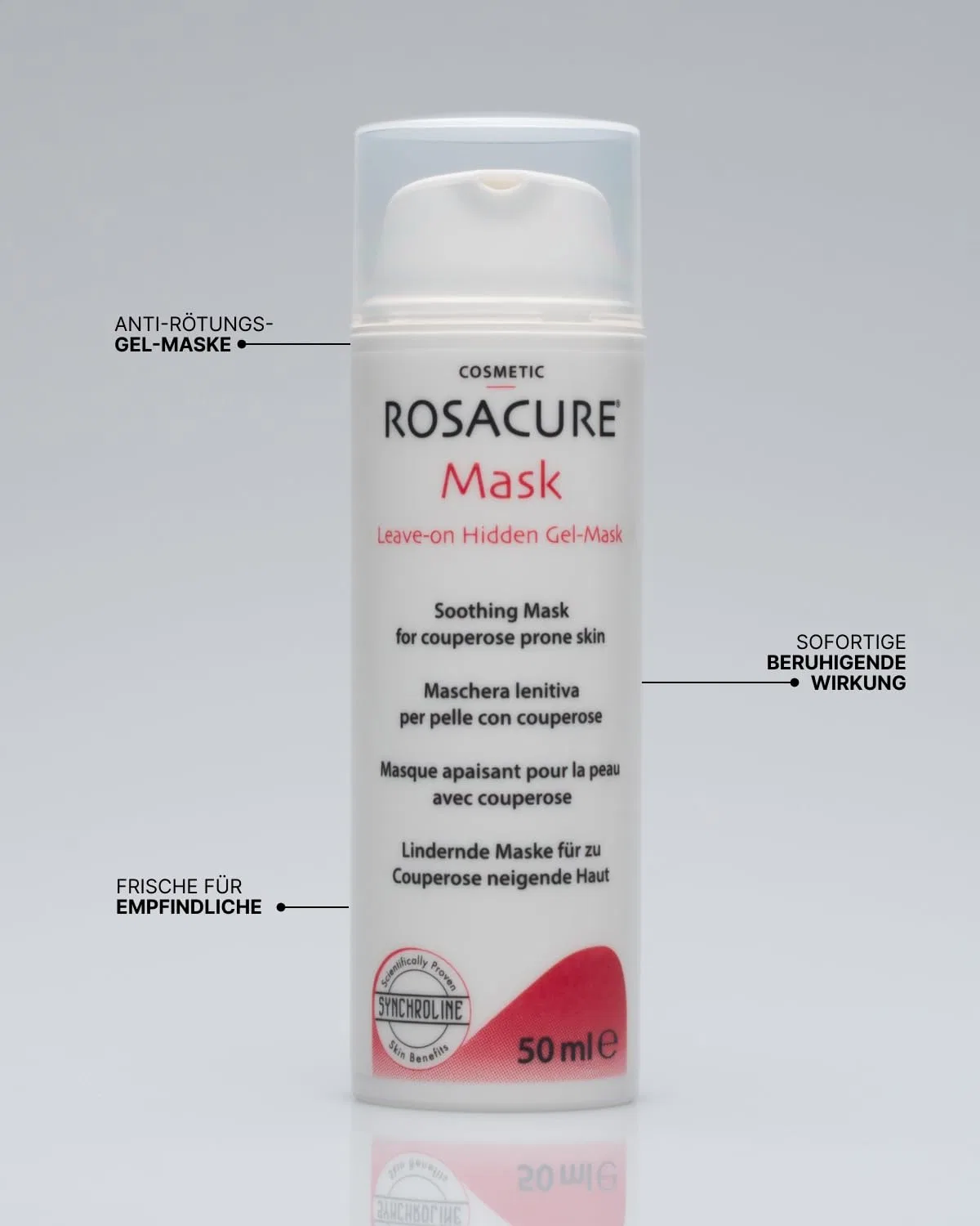 Маска для лица Synchroline — Успокаивающая «Rosacure Mask» от — фото 4