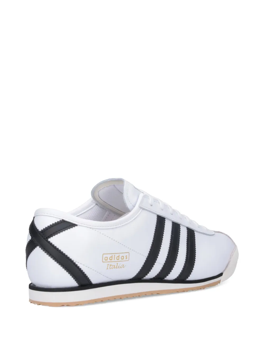 Итальянские кожаные кроссовки с тремя полосками 70-х годов Adidas, белый — фото 4