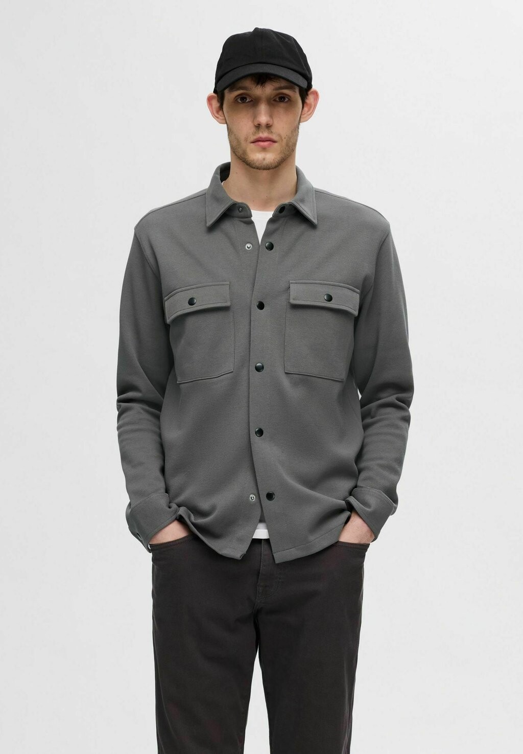 

Летняя куртка SLHJACKIE Selected Homme, серый