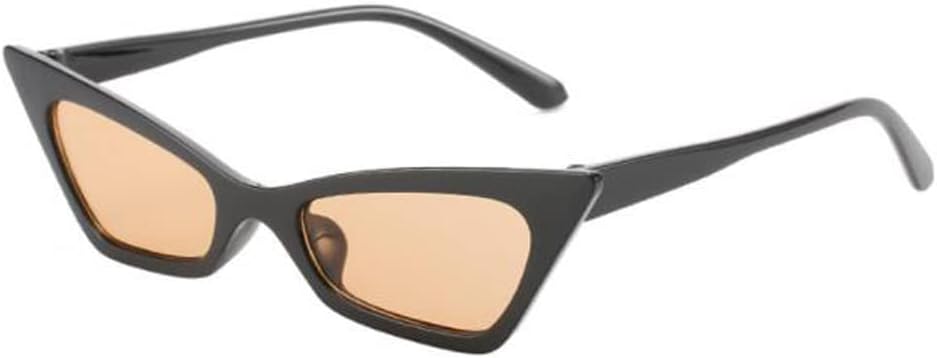 

Солнцезащитные очки «кошачий глаз» в маленькой оправе для мужчин и женщин, модные, с желейной расцветкой, яркие, с защитой от солнца (черная оправа, цвет «чайные хлопья») Weloveushop, Black Frame Tea Flakes