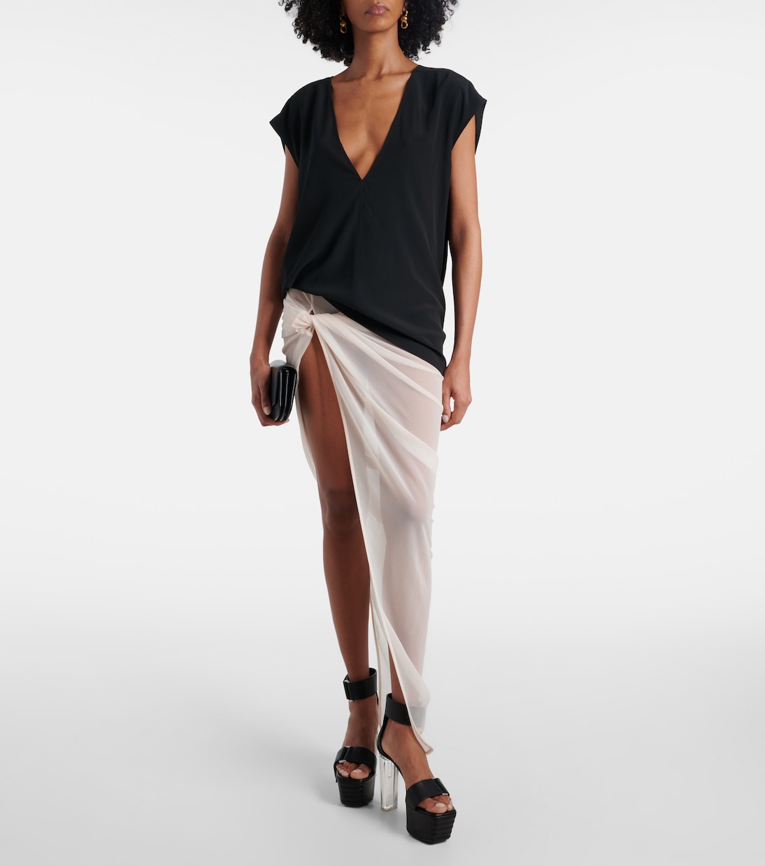 Юбка макси Lilies Edfu Rick Owens, Dove — фото 2