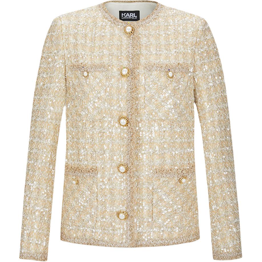 

KARL LAGERFELD / Karl Lagerfeld Jeans Куртка KARL LAGERFELD женская золотая, Gold