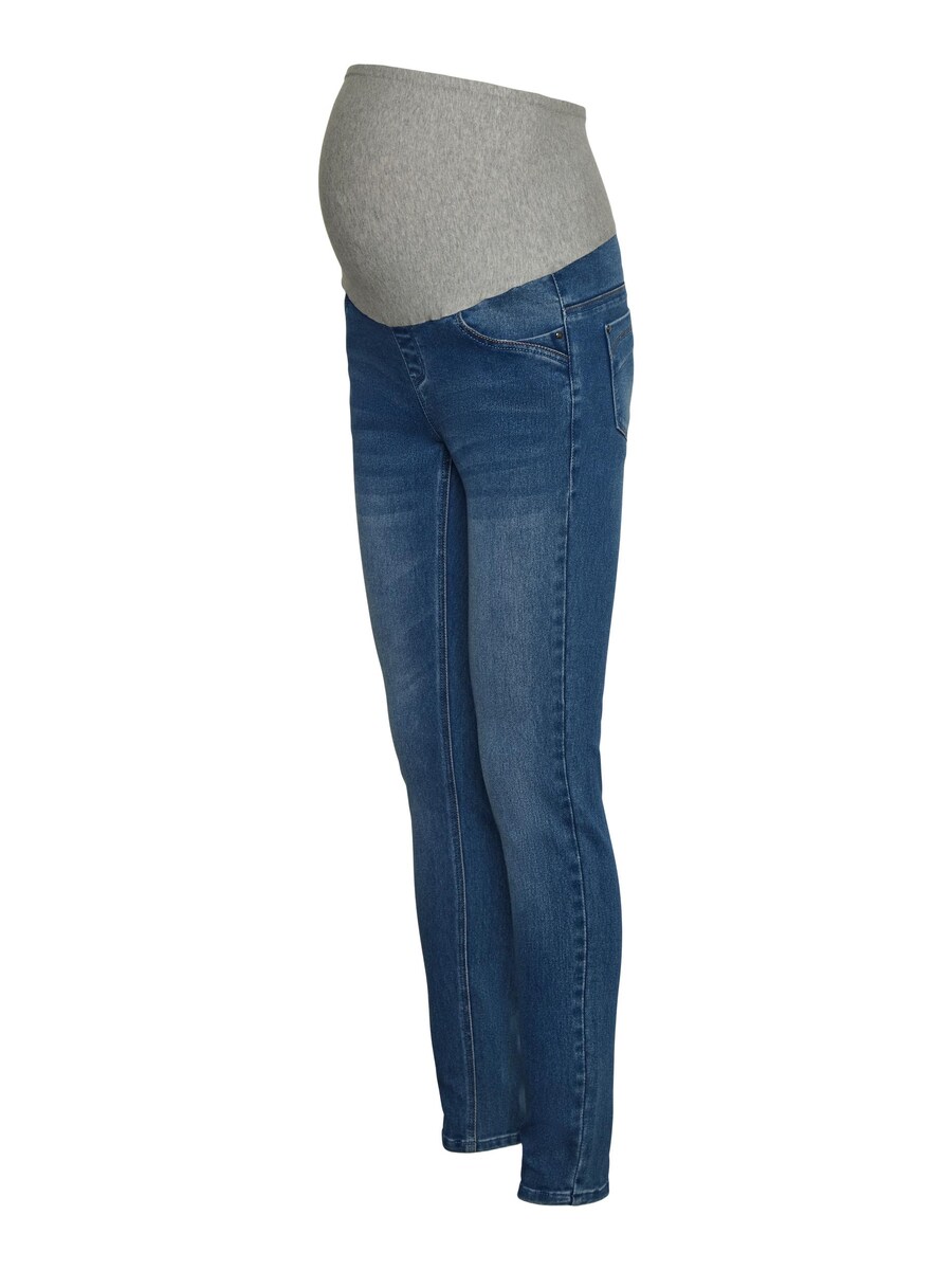 

Джеггинсы MAMALICIOUS Slim fit Jeggings Jacks, синий деним