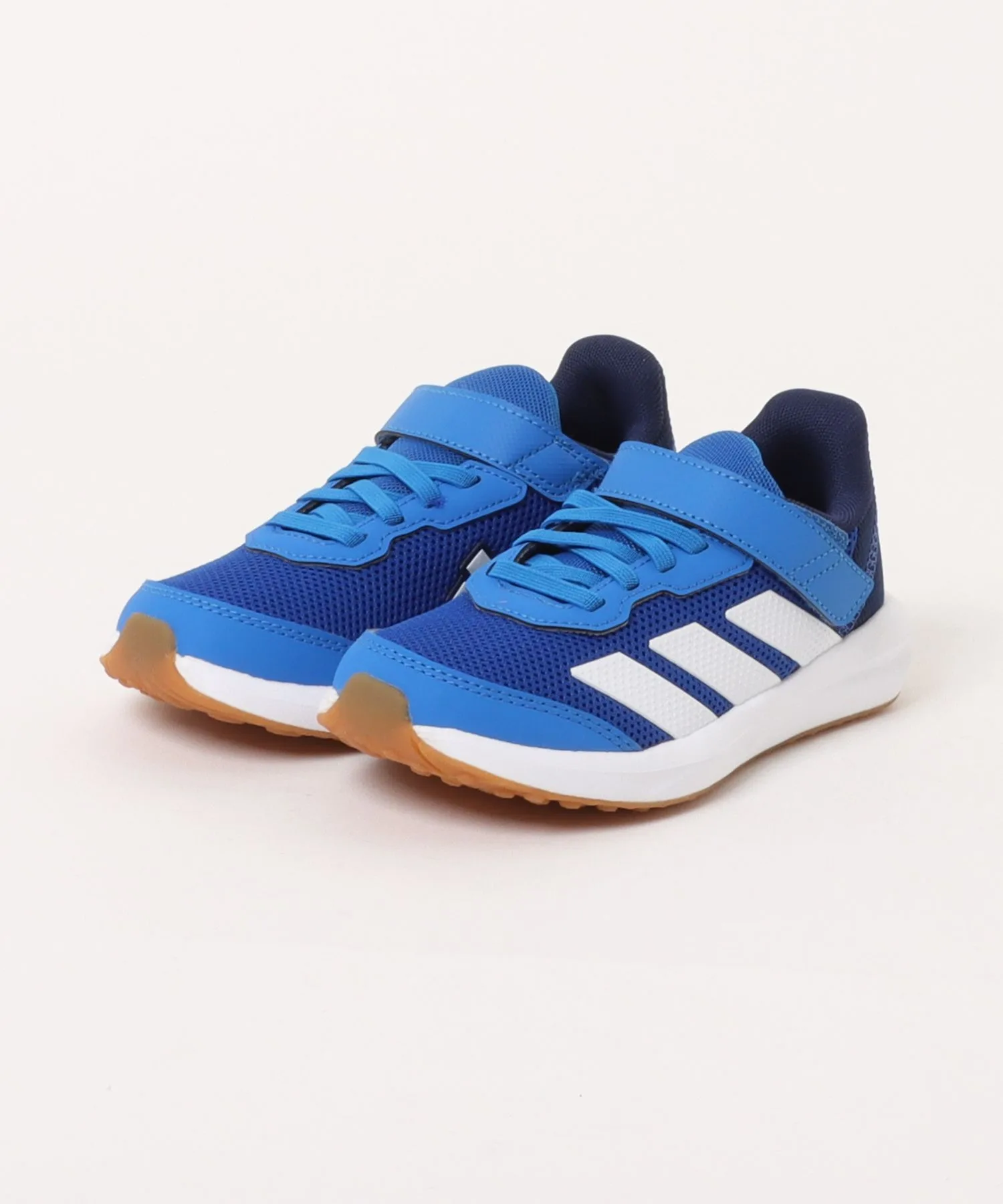 Детские кроссовки с эластичными шнурками adidas FAITOELK синие