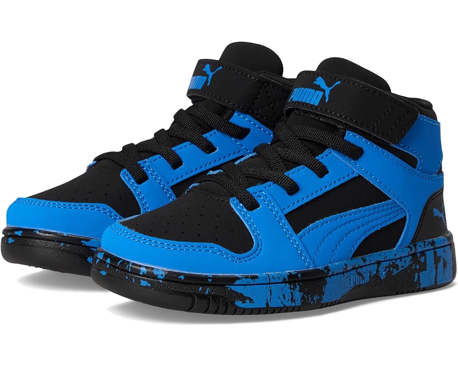 

Детские кроссовки Puma Rebound Layup Mid (маленький ребенок) PUMA Kids, Puma Black/Ultra Blue