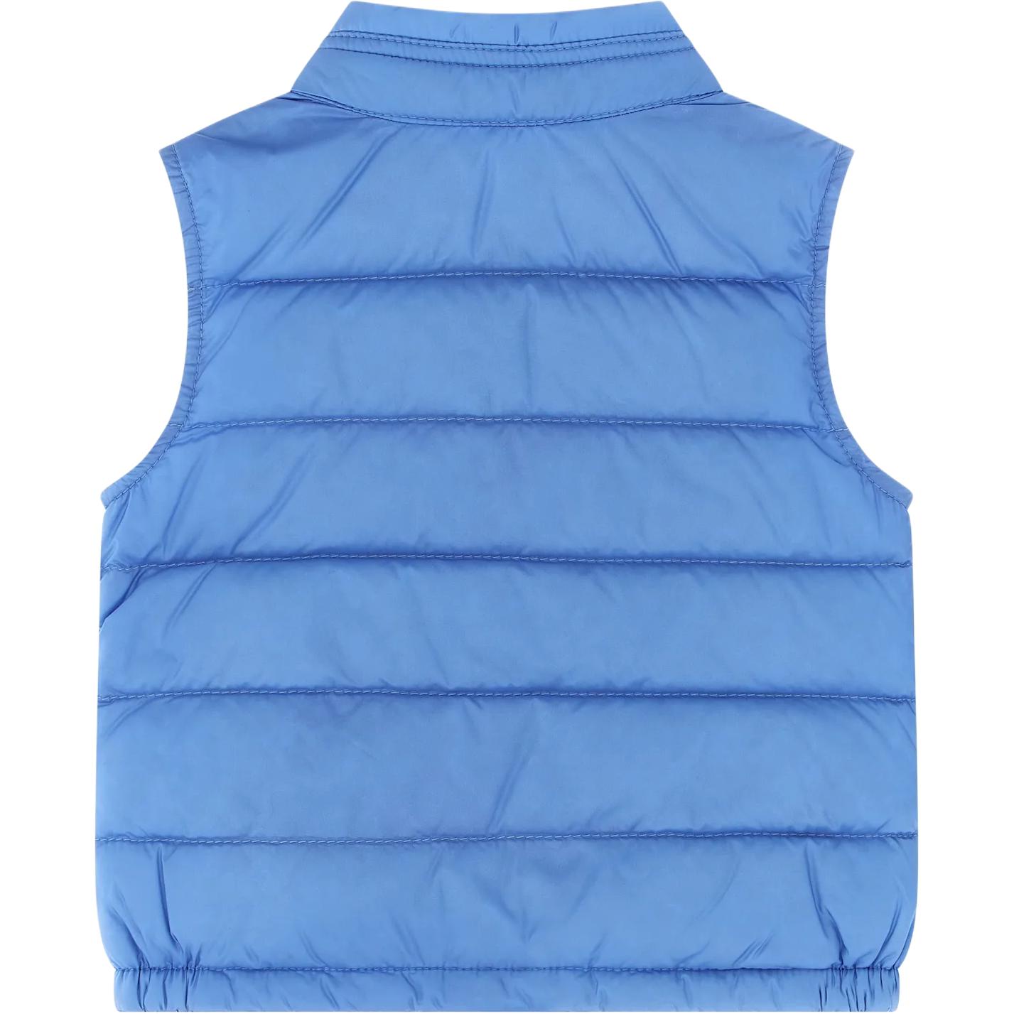 Пуховик Down Vest SS26 для младенцев и малышей Moncler, синий — фото 3