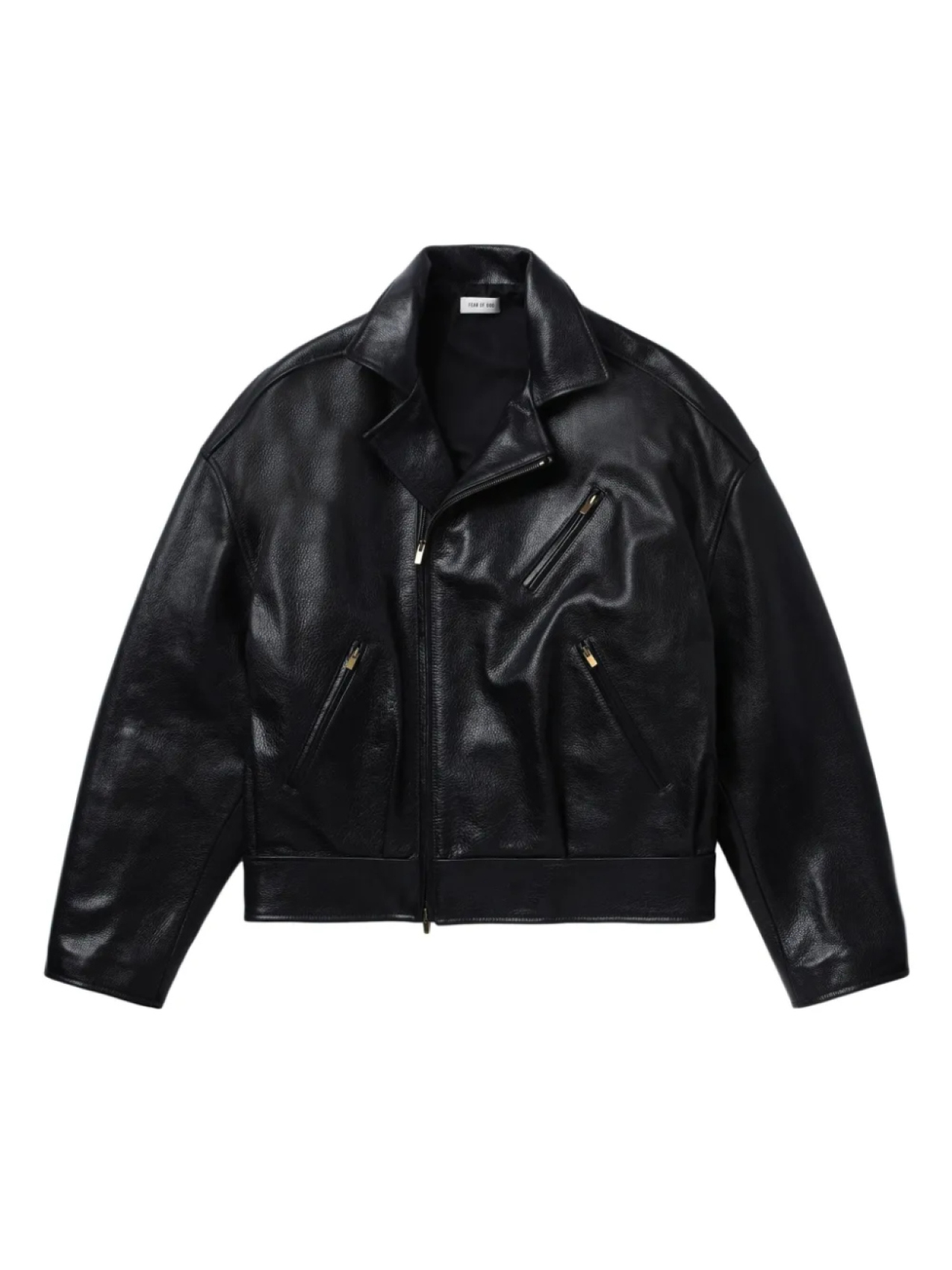 

Кожаная куртка на молнии Fear Of God, черный