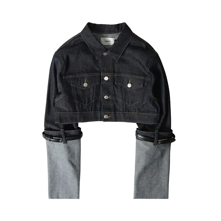 

Куртка Coperni Cropped Hybrid Denim 'Blue', синий