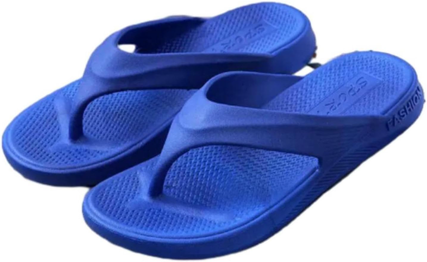 

Мужские летние однотонные повседневные нескользящие комфортные пляжные шлепанцы модные сандалии Dcehgew, синий