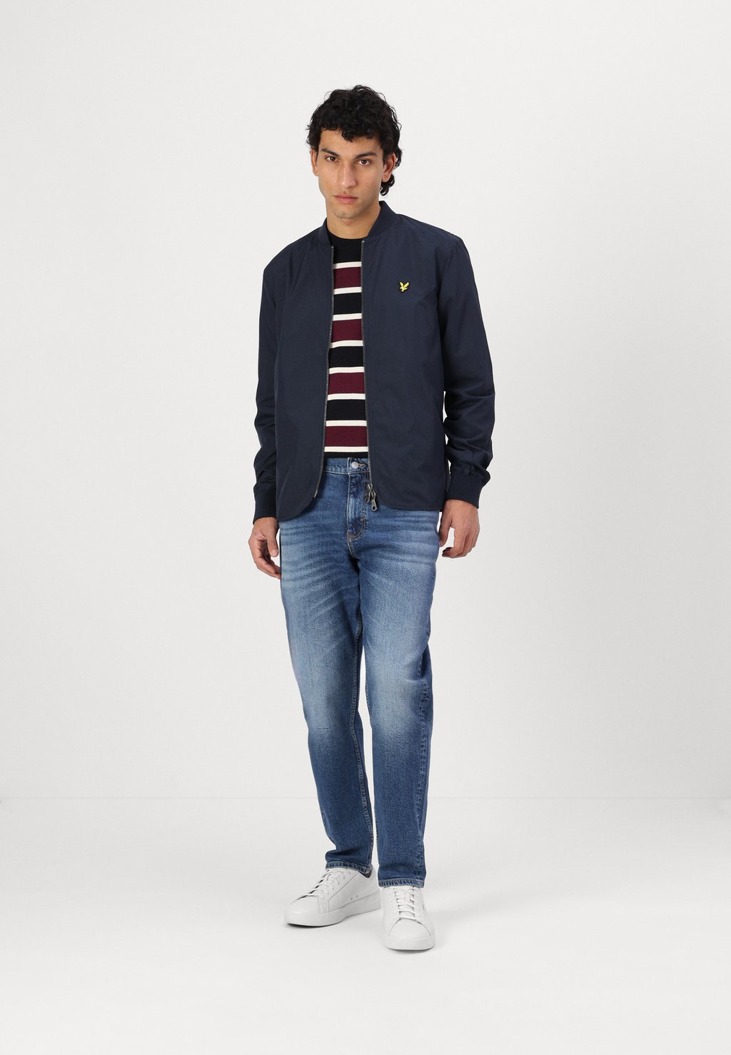 

Джинсы свободного кроя ISAAC TAPERED Tommy Jeans, синий деним