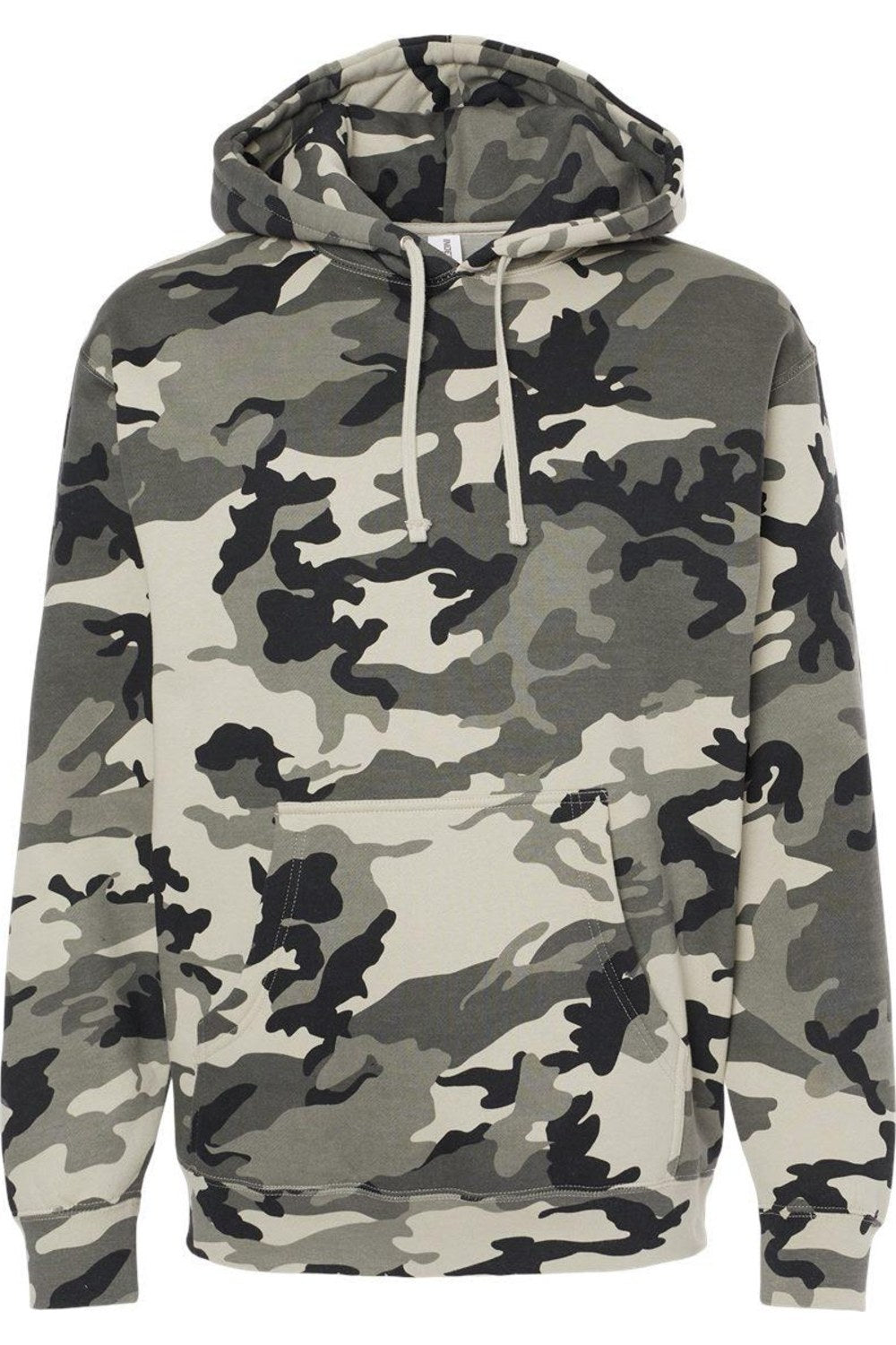 

Толстовка с капюшоном Independent Trading Co. Heavyweight, цвет snow camo