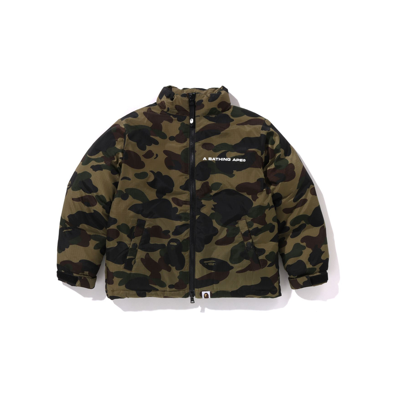 

Пуховик fw24 для детей A BATHING APE, зеленый