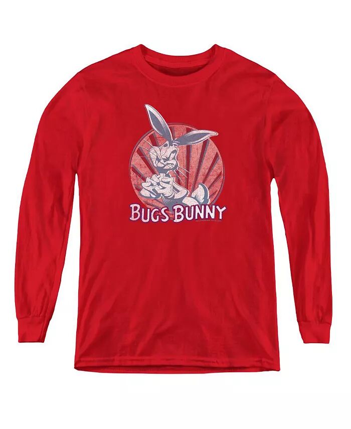 

Свитшот с длинным рукавом для мальчиков и молодежи Wishful Thinking Looney Tunes, красный