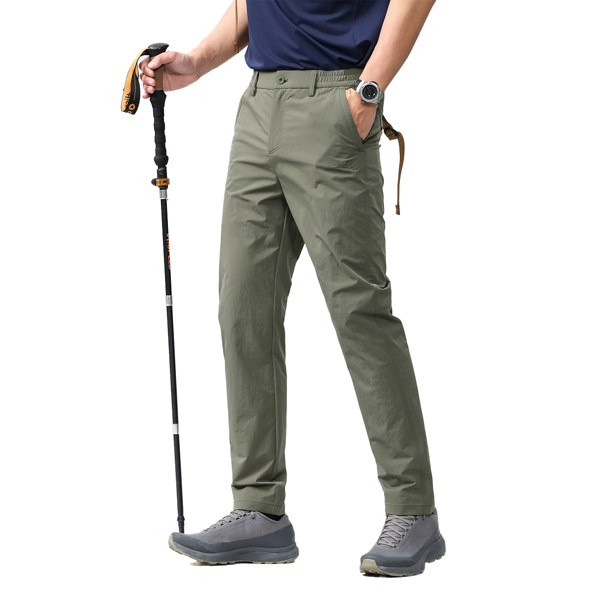 

Повседневные брюки мужские Jeep, зеленый