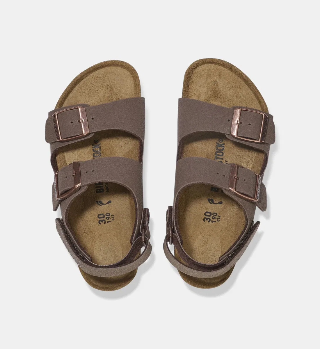 Сандалии без каблука Milano BIRKENSTOCK, коричневый — фото 3