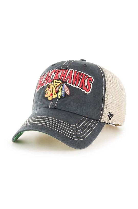 

Кепка с козырьком NHL Chicago Blackhawks 47 Brand, черный