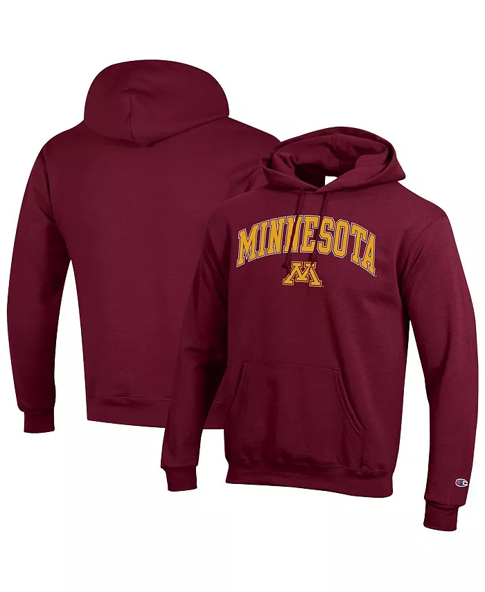 

Мужской бордовый флисовый худи с арочным логотипом Minnesota Golden Gophers Champion