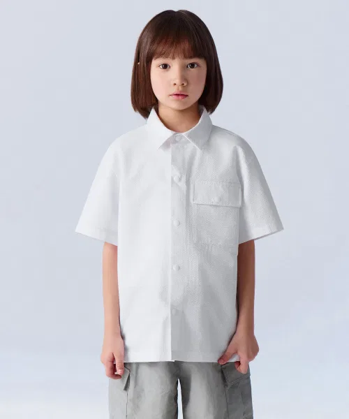 Детская рубашка MUSINSA STANDARD KIDS с коротким рукавом