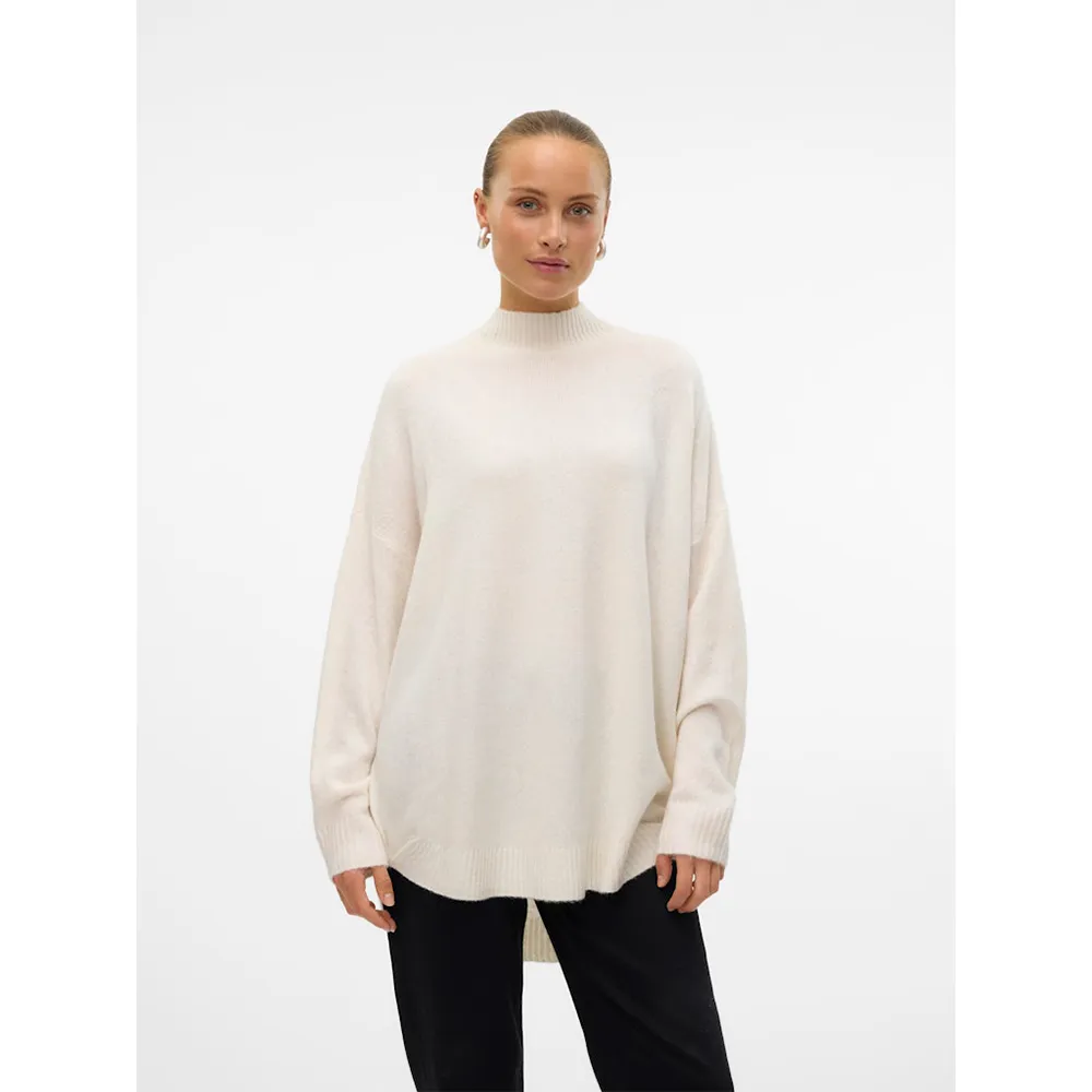 

Свитер Vero Moda Plaza high neck, бежевый