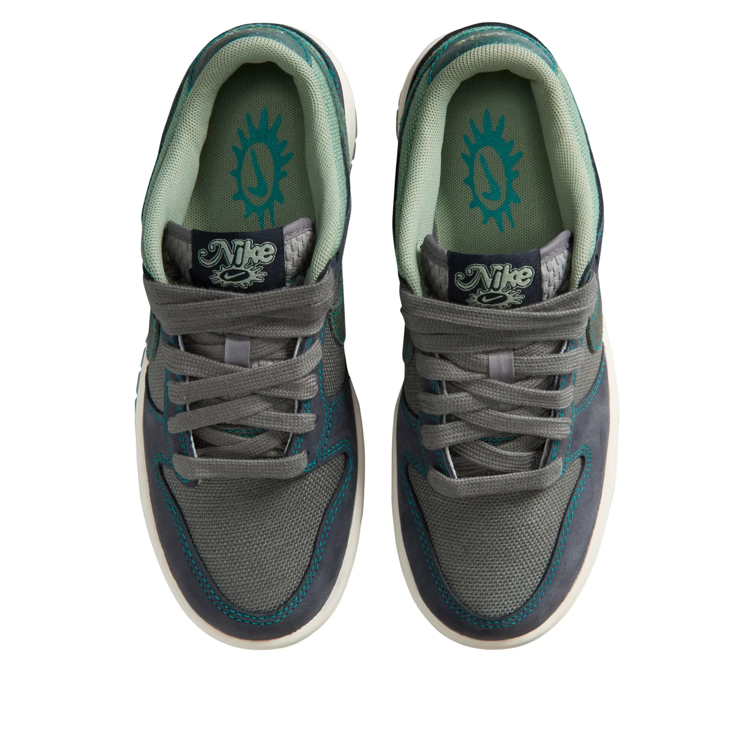 Кроссовки Nike Dunk Low LV8 'Pencil Point Dark Obsidian' IO9743-001, серый — фото 2