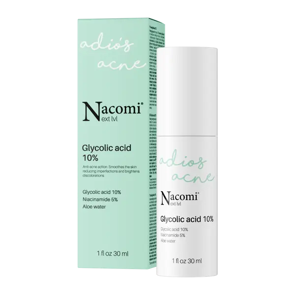 

Гликолевая кислота 10%, 30 мл Nacomi Next level